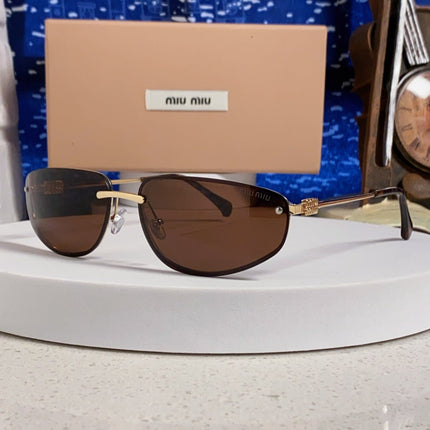 MIUMIU 26S RECTANGULAR FRAME IN METAL 426398