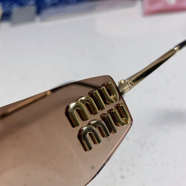 MIUMIU 26S SHIELD FRAME IN METAL 436118