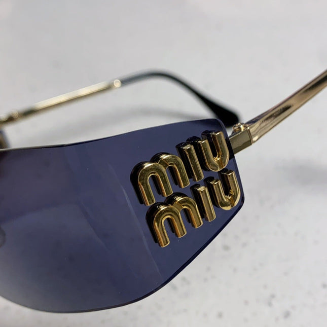 MIUMIU 26S SHIELD FRAME IN METAL 436119