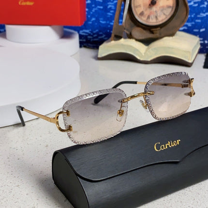 CARTIER 26S RIMLESS FRAME IN METAL 439651