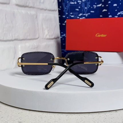 CARTIER 26S RIMLESS FRAME IN METAL 439654