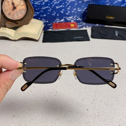 CARTIER 26S RIMLESS FRAME IN METAL 439654