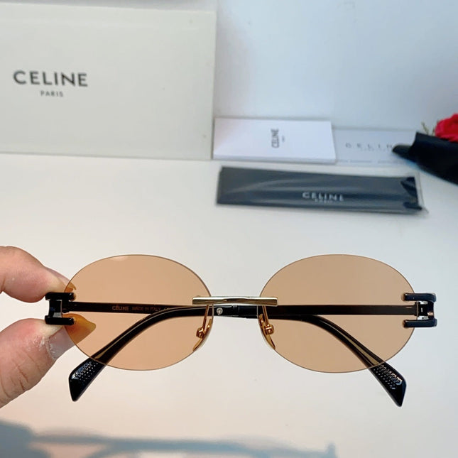 CELINE 26S OVAL FRAME IN METAL 427822