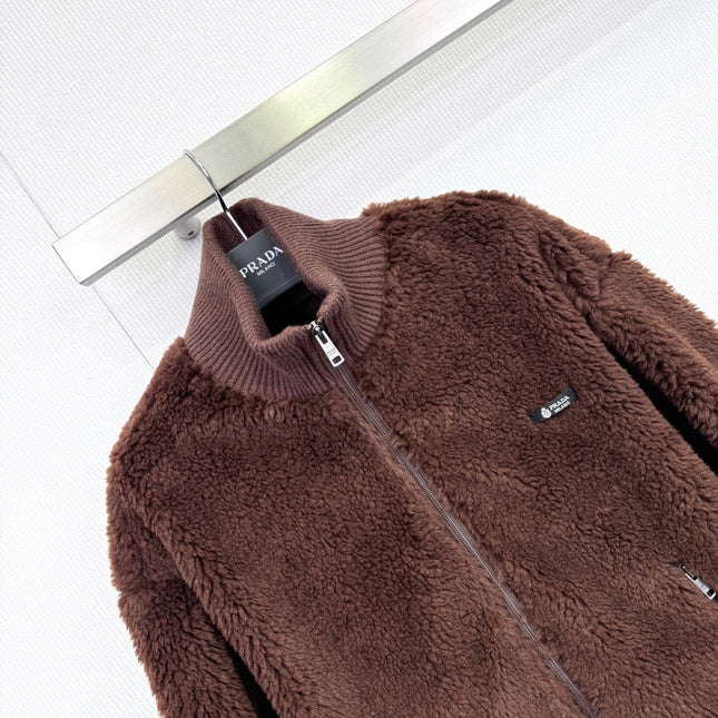 PRADA 25S SHEARLING JACKET 454