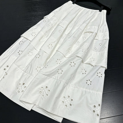 CELINE 26S TIERED SKIRT 526