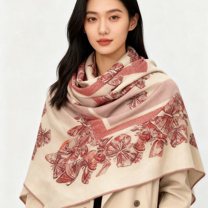DIOR 26S SCARF 135CM IN CASHMERE SILK 126117
