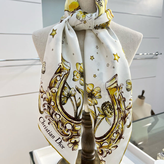 DIOR 26S SCARF 90CM IN SILK 274734