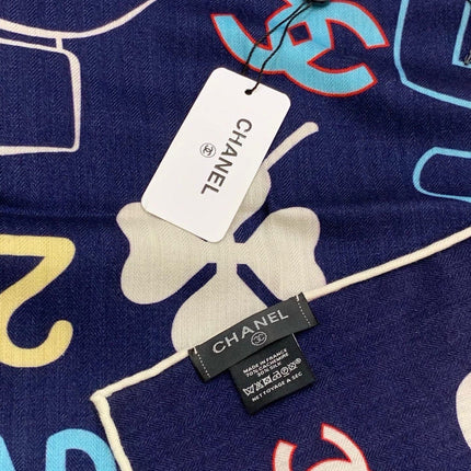 CHANEL 26S SCARF 135 IN CASHMERE AND SILK 309914