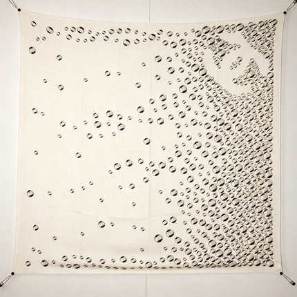 CHANEL 26S SCARF 140 IN SILK AND CASHMERE 509503