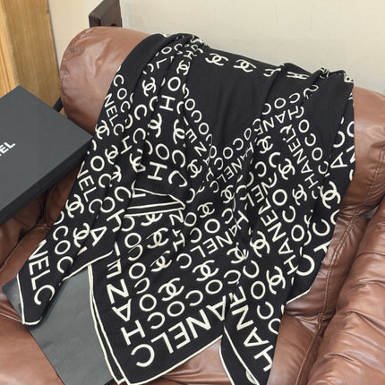 CHANEL 26S SCARF 135 IN SILK AND CASHMERE 510999