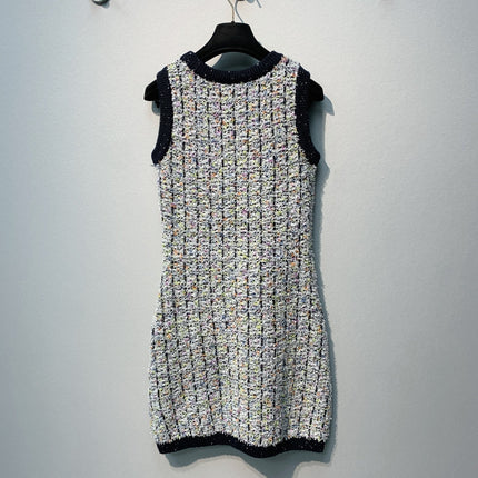 CHANEL 26S SLEEVELESS CREW NECK DRESS 823