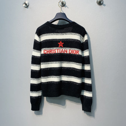 DIOR 26S STRIPED V-NECK CARDIGAN 998