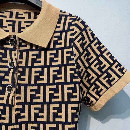 FENDI 26S SHORT SLEEVE POLO SHIRT 099