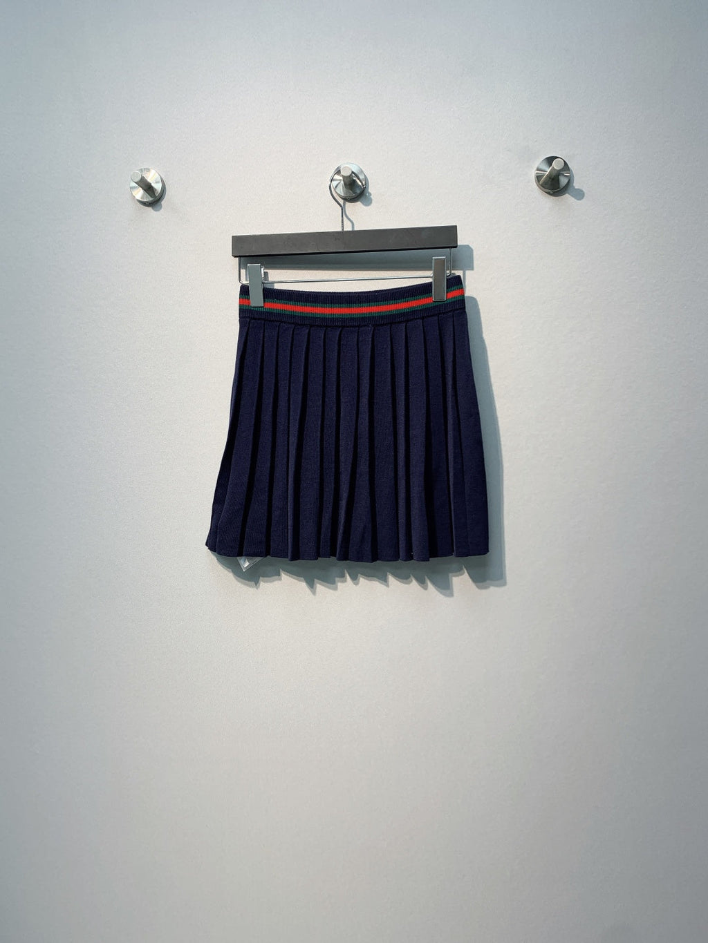 26S PLEATED KNIT MINI SKIRT 566