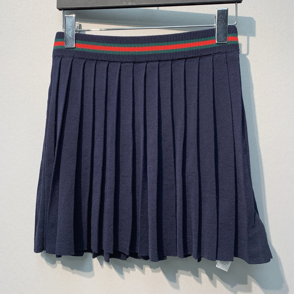 26S PLEATED KNIT MINI SKIRT 566