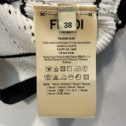 FENDI 26S SHORT-SLEEVE KNIT TOP 383