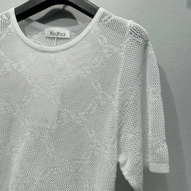 MAXMARA 26S CUTOUT SHORT-SLEEVE T-SHIRT 274
