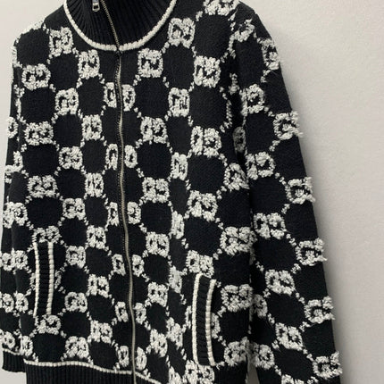 GUCCI 26S ZIP-UP SWEATER JACKET 583