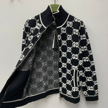 GUCCI 26S ZIP-UP SWEATER JACKET 583
