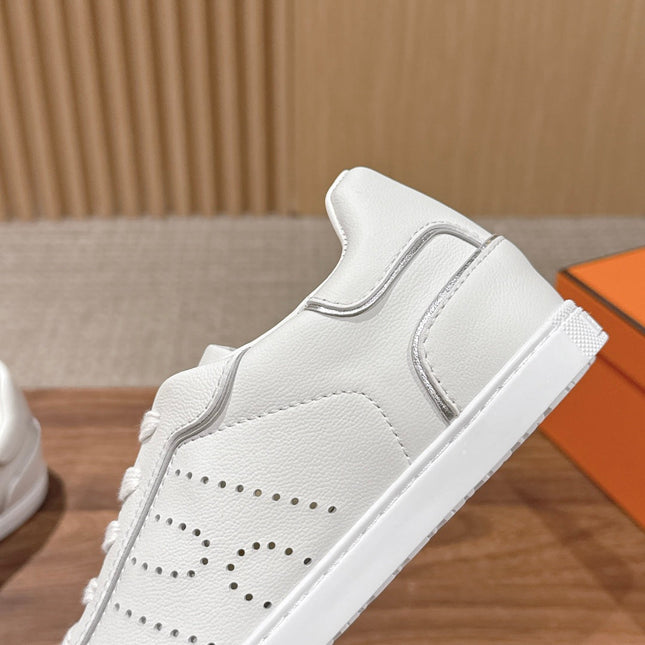 HM 26S GET SNEAKERS IN WHITE CALFSKIN