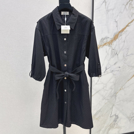 HERMES 26S HIGH NECK DRESS 517