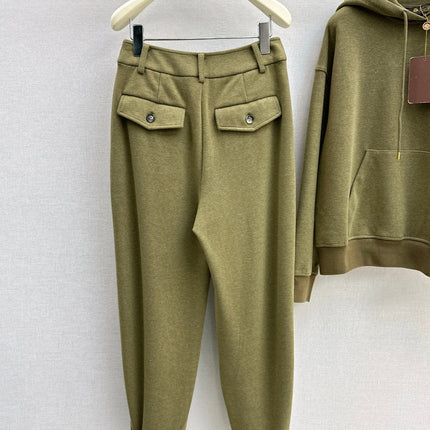 LORO PIANA 26S SWEATSHIRT & TAPERED PANTS SET 715