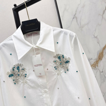 VALENTINO 26S EMBELLISHED SHIRT STYLE 58