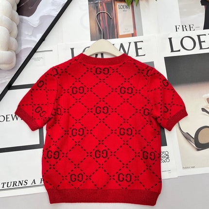 GUCCI SHORT-SLEEVE KNIT TOP STYLE 24