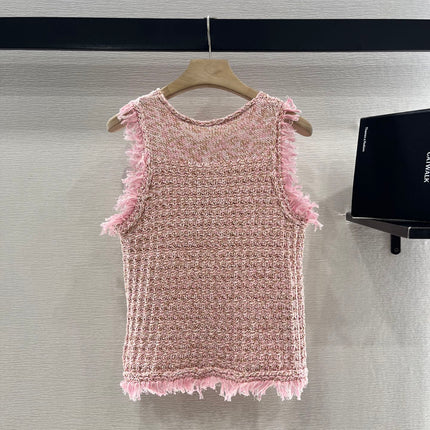ROUND NECK VEST 25S IN COTTON 265659
