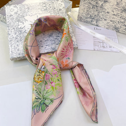 DIOR 26S SCARF 90CM IN SILK 318396