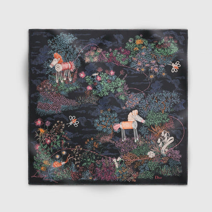 DIOR 26S SCARF 90CM IN SILK 318395