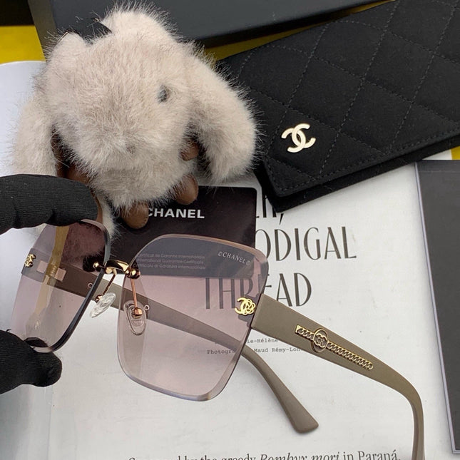 CHANEL 26S RIMLESS SQUARE FRAME IN ACETATE 411852
