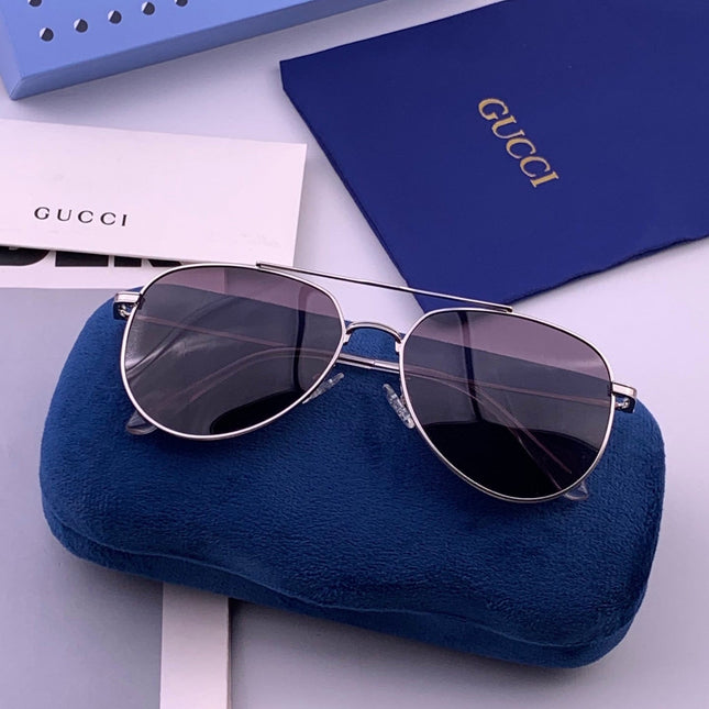 GUCCI 26S AVIATOR FRAME IN METAL 424702