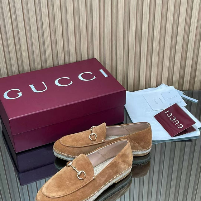GUCCI 26S LOAFER IN BROWN SUEDE