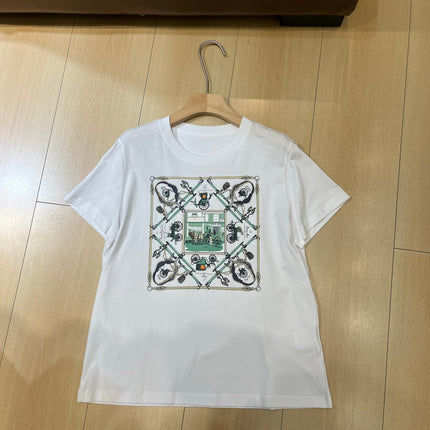 HERMES 25S CREW NECK T-SHIRT 406