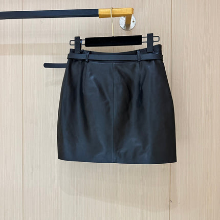 DIOR 26S LEATHER SKIRT 1177