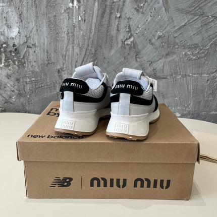 LIGHT GRAY MIX BLACK SNEAKERS COWHIDE