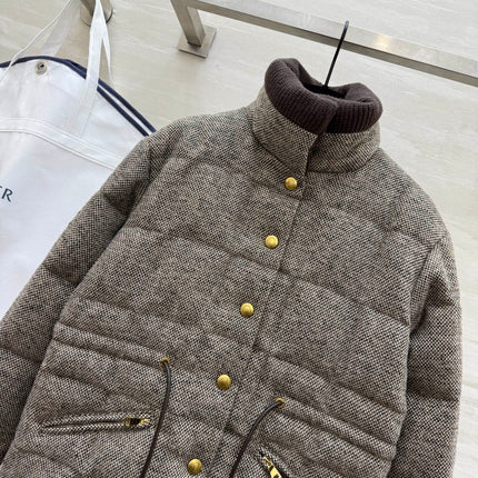 MONCLER 25S TWEED DOWN JACKET 307
