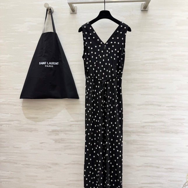 YSL 26S V-NECK MAXI DRESS 275