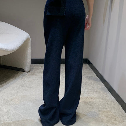 MIUMIU WIDE-LEG PANTS STYLE 656