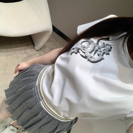 HERMES 25S SHORT-SLEEVE CREW NECK T-SHIRT 345