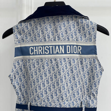 DIOR 26S SLEEVELESS FIT-AND-FLARE DRESS 1420
