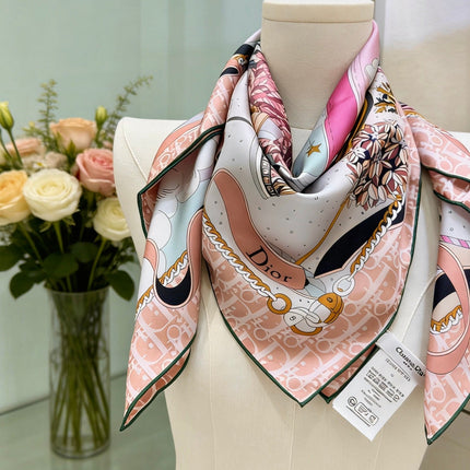 DIOR 26S SCARF 90CM IN SILK 311991