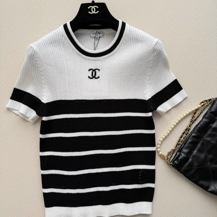 CHANEL 26S SHORT-SLEEVE SWEATER STYLE 1039