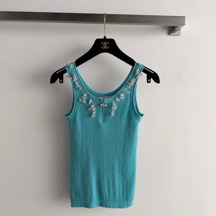 CHANEL 26S KNIT SLEEVELESS TOP STYLE 1187