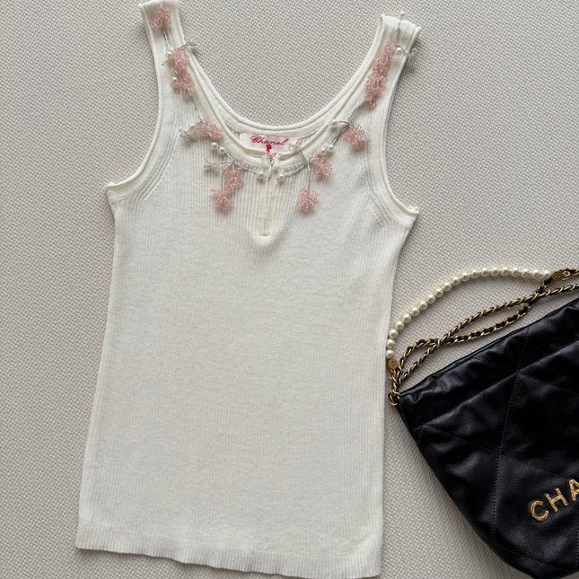 CHANEL 26S KNIT SLEEVELESS TOP STYLE 1184