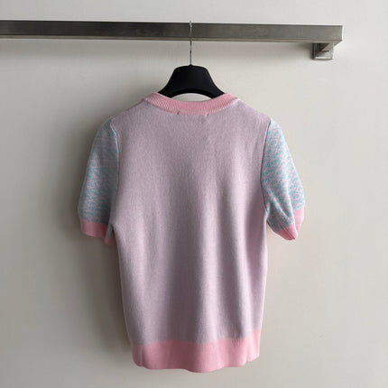 DIOR 26S SHORT-SLEEVE KNIT TOP 1307