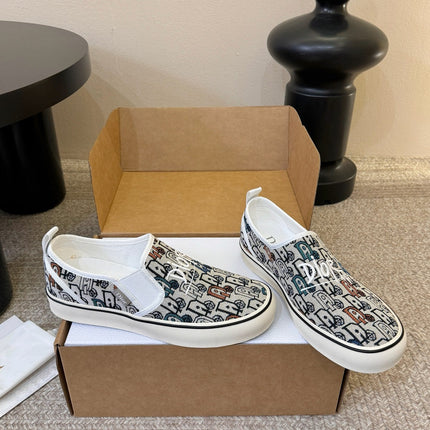 DIOR 26S WALK'N'DIOR SLIP-ON SNEAKERS IN MULTICOLOR DIOR OBLIQUE EMBROIDERED CANVAS STYLE 01