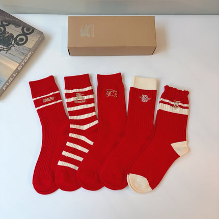 BURBERRY 26S CREW SOCKS 154399 (1 BOX)