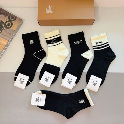 BURBERRY 26S ANKLE SOCKS 170981 (1 BOX)
